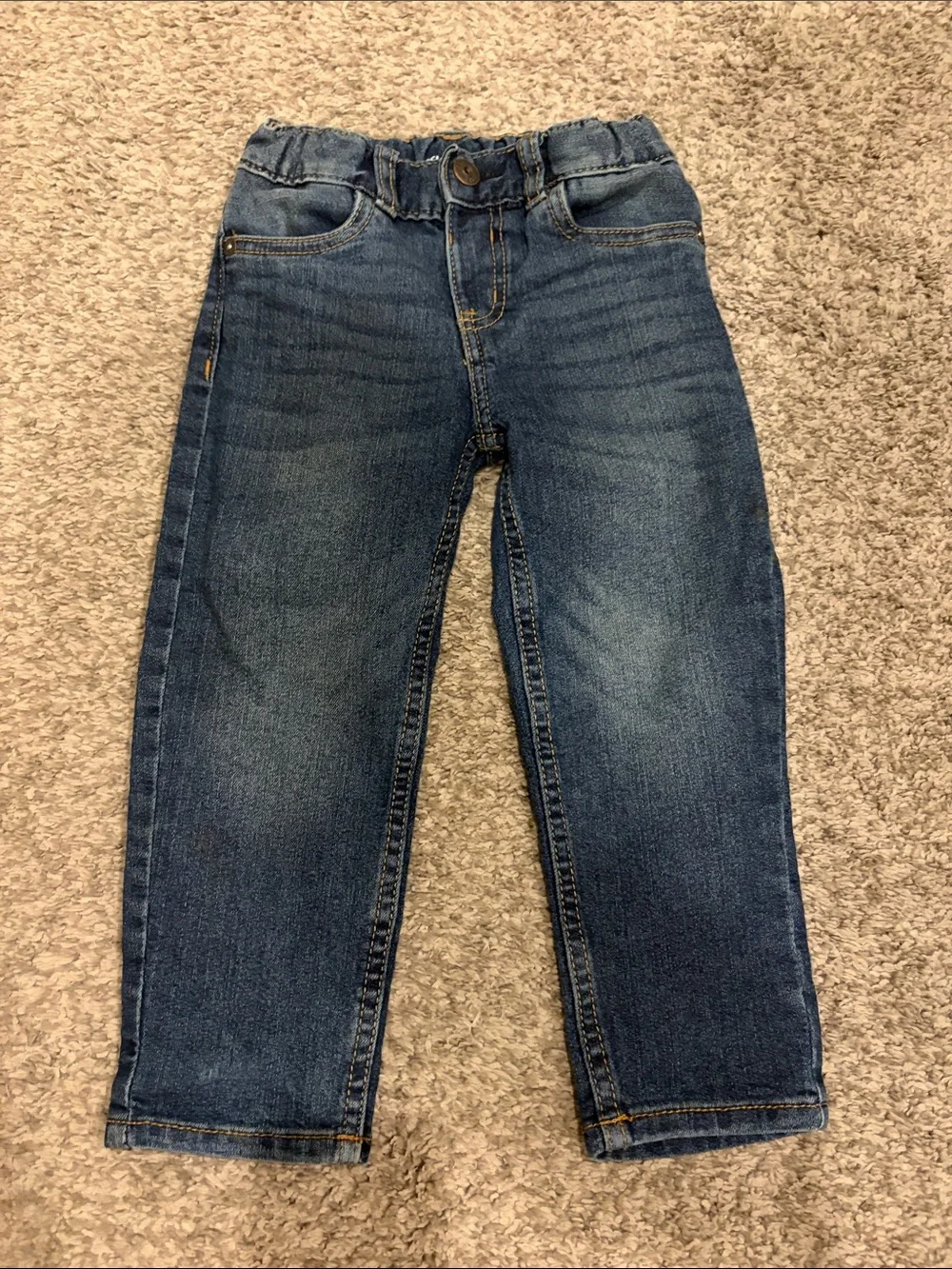 OshKosh B'gosh Boys Blue Elastic Waist Denim Jeans